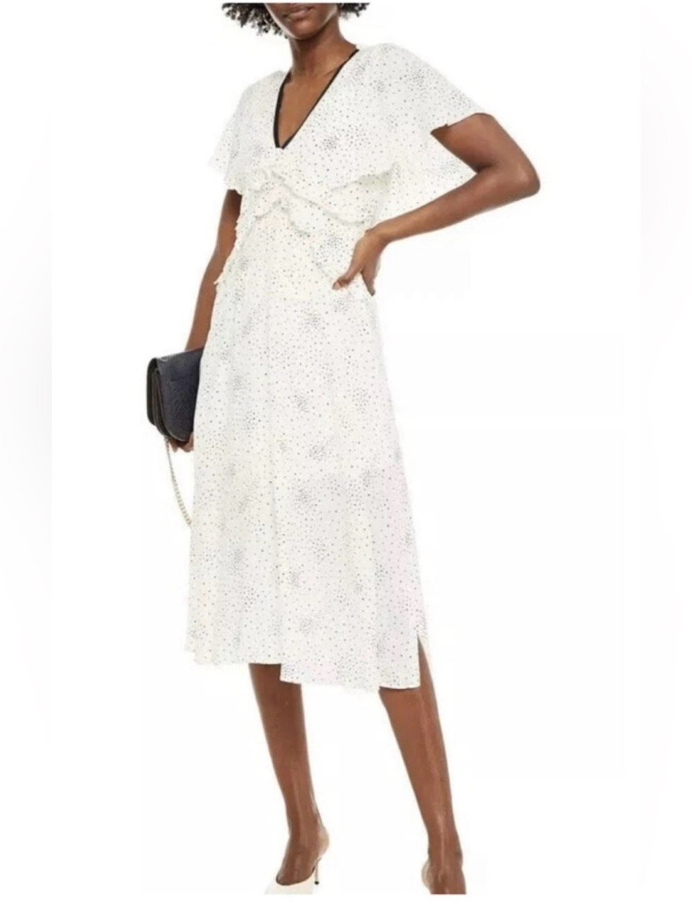 Maje Cream Star Dress